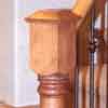Another example of a natural wood and metal staircase