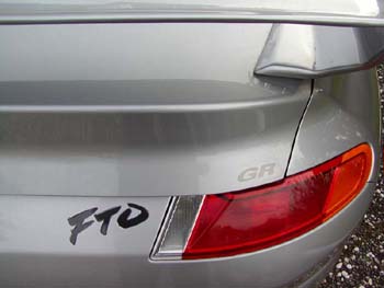 FTO carbon fibre sticker.