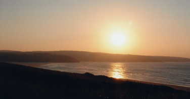 bay sunset