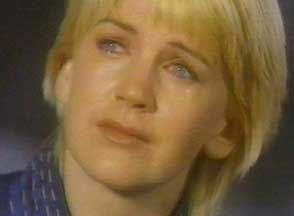 Gabrielle in tears