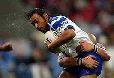  &nbsp;&nbsp; click thumbnail 2 enlarge&nbsp; ....&nbsp;&nbsp; Bulldogs Kiwi center Nigel Vagana scored one try against the Warriors 