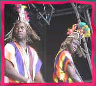 @ Womad Taranaki 2003&nbsp; ...&nbsp; the Badenya Les Freres Coulibaly brothers from Burkina Faso, a family of Griots, musicians and oral historians, a seven-piece percussion and dance group that brings music to Aotearoa from the heart of Africa&nbsp; 