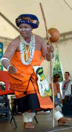 Madosini is a cultural treasure who has, over 60 years of making music, created an enormous body of original songs in the Xhosa tradition of South Africa. Expert at playing the Isitolotolo (Jew's harp) and musical bows the Queen and muse of Mpondoland, her iconic status as composer, musician storyteller and dancer has been hard won through bitter experience and struggles with poverty, natural disasters, apartheid.