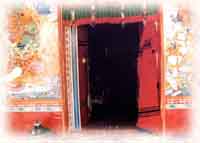 the door
