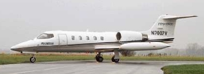 One of Pendragon's Learjets