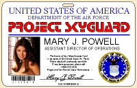 Mary's ID Card