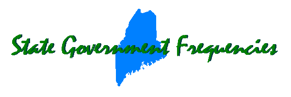 Maine State Government Frequencies