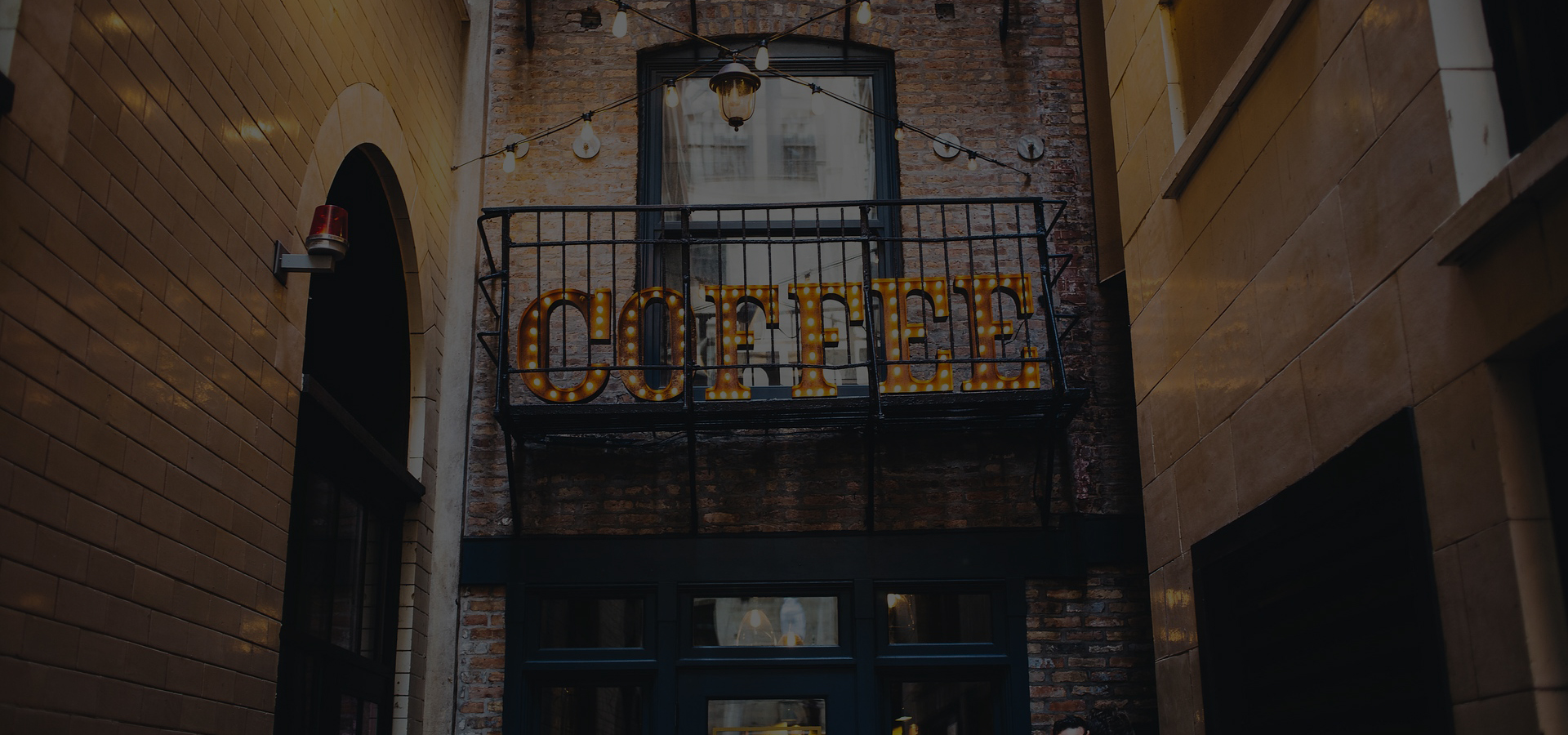 Outside Coffee Shop