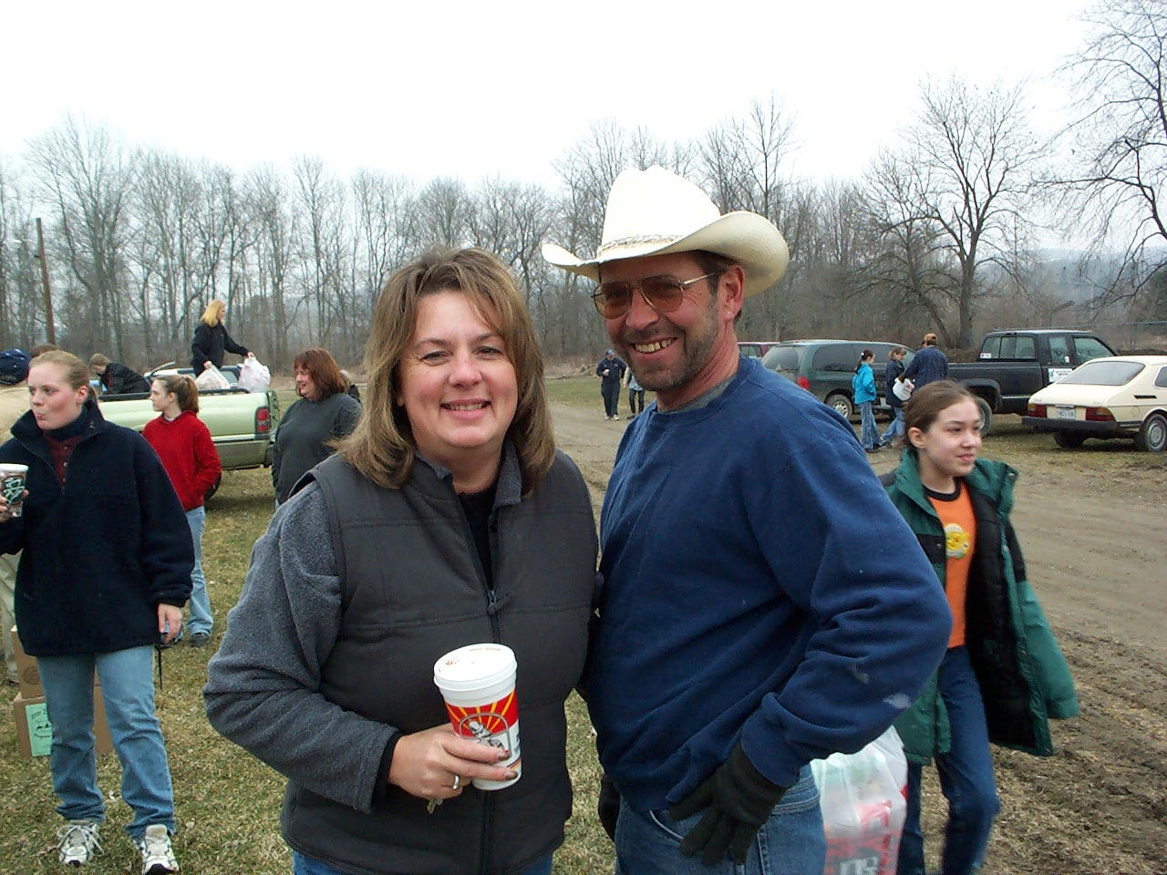 Donna & Joe.. ready to start the day!
