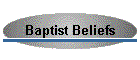 Baptist Beliefs