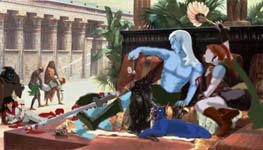 Lotor in Cleopatra Testing Poisons on Criminals