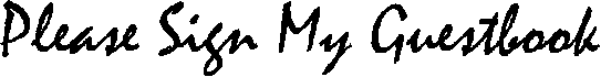 Please Sign My Guestbook Logo