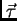 $\vec \tau$