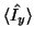 $\langle\hat{I_y}\rangle $