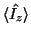 $\langle\hat{I_z}\rangle $