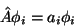 \begin{displaymath}
\hat A \phi_i = a_i \phi_i
\end{displaymath}