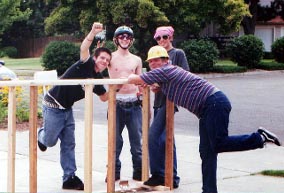 Nick, Jake, Mike and Jimmy Kiss