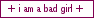 bad girls go to hell