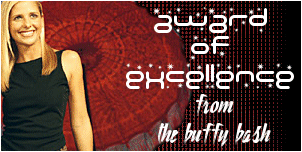 Award of excellence from the Buffy Bash