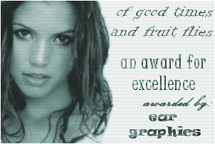 Award for excellence by Ear Graphics