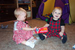 December 25, 2000. Shelby and Ashley