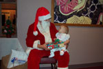December 22, 2000. Shelby's 2nd Santa
