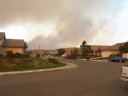 Here's what the neighborhood looks like when the mountains are on fire