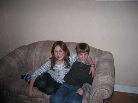 james next to girl with koodies