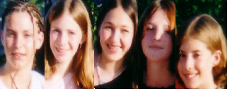 Left To Right: Nina, Some girl i dont know, some other girl i dont know, viktoria, adrianna