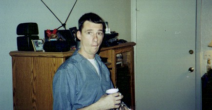 Goofy look.