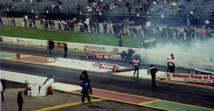 Tire smoke