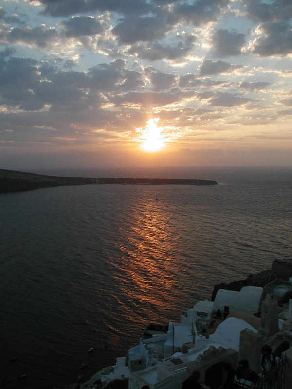 Sunset Over The Mediterranian