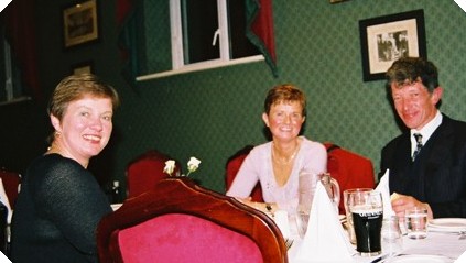 Viola Hunter left back Richard Brett right back and Pamela Greer front