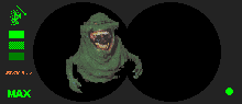 This Is What Your View Is Like When Wearing The Ecto-Goggles. They Help Make Ghosts Visible To The Naked Eye