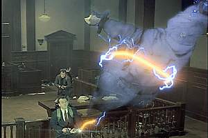 A Ghost Gets Entangled In The Particle Thrower's Particle Stream