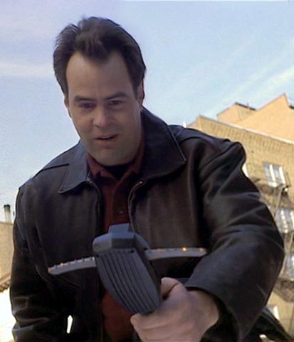 Ray Stantz Uses The PKE Meter To Detect Ghosts And/Or Paranormal Activity In The Area He's In