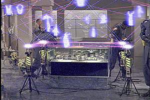 The Tripod Trap Emits a Laser Grid Which Causes These Objects To Fly And Also Temporarily Traps Some Invisible Ghosts