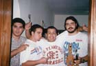 Noohie, Tarek, me and Bashar.