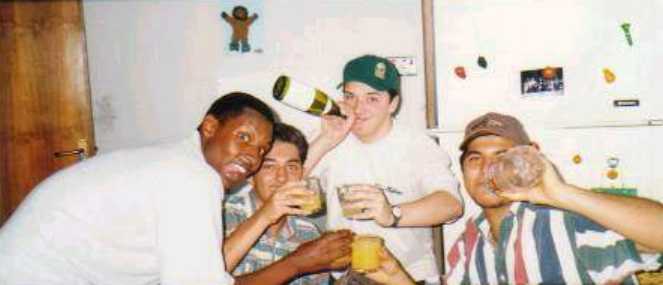 Paul Nsanze, Yamen, Conrad and Tarek.