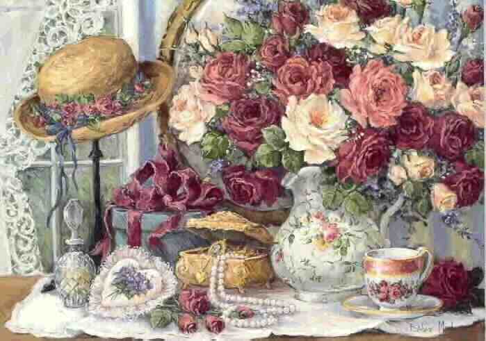 Tabletop of Roses
