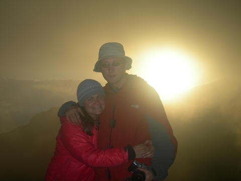 sunset with Lubos