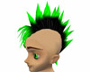 Mohawk Black, Green Tips