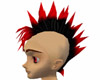 Mohawk Black, Red Tips