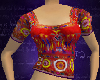 Indian Choli, Red
