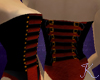 MM Buckle Corset, Red