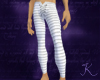MM Buckle Pants, White