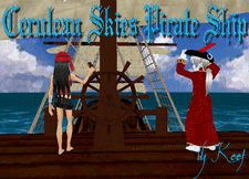 Cerulean Skies Pirate Ship 