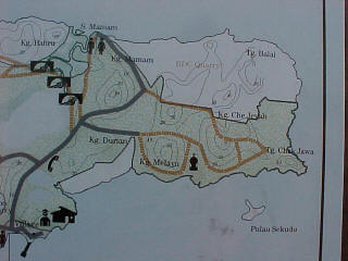 Eastern Ubin Map