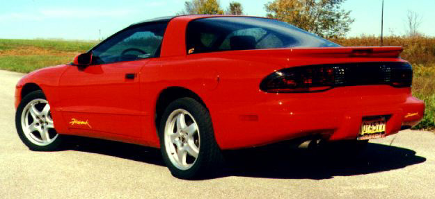 1995 Pontiac Firebird Formula Firehawk rear view