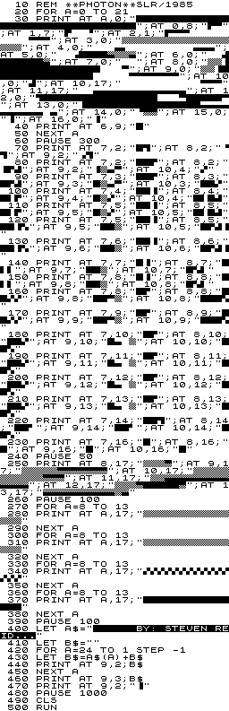 Program LLIST